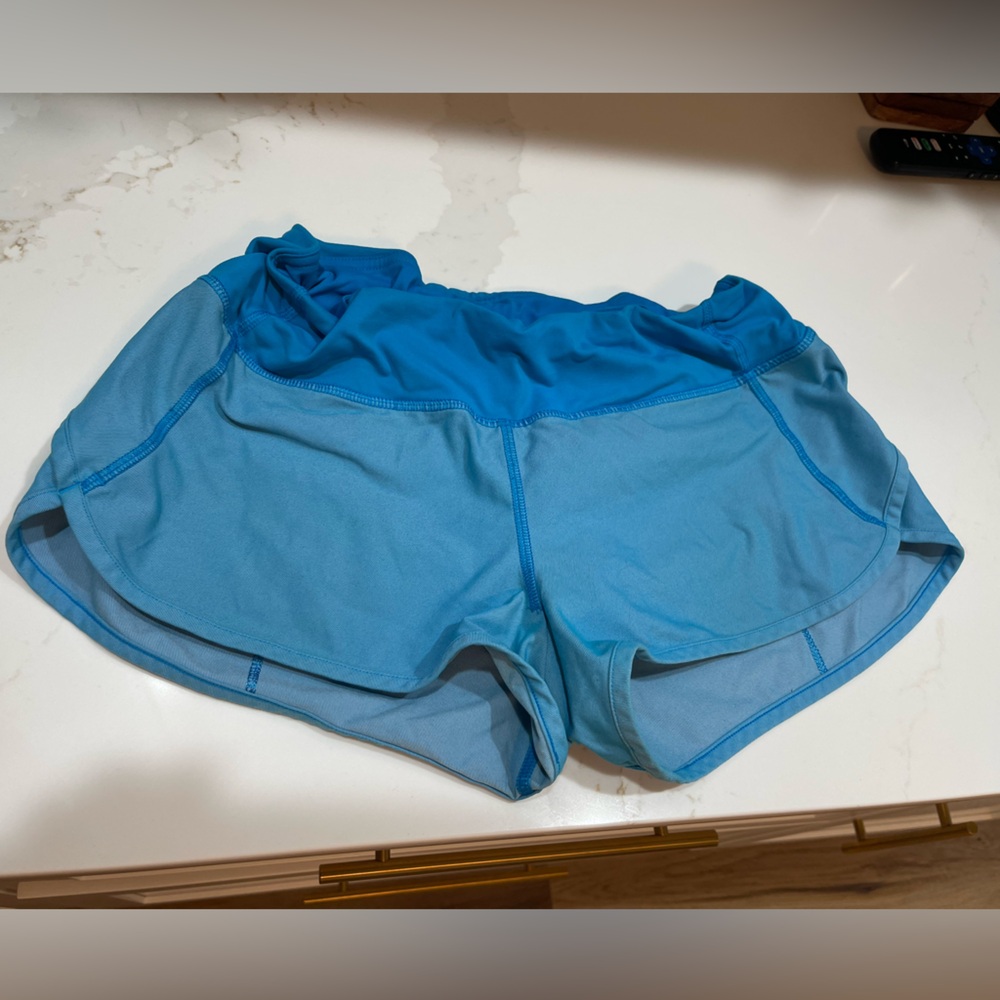 Lululemon Athletica Blue Athletic Shorts Size 4